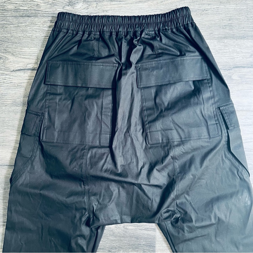 *SOLD* Rick Owens, Fogachine SS2022 Cargo Long, Black, EU 48 (US 34” waist) - Picture 4 of 7
